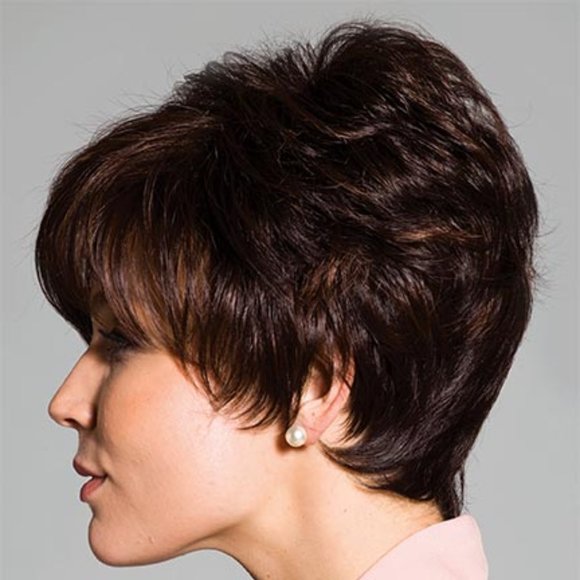 Gia Wig By Rene of Paris, Chestnut - Picture 2 of 11